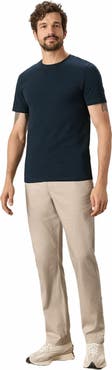 Pact Luxe Stretch Jersey Slim Crew Neck Tee