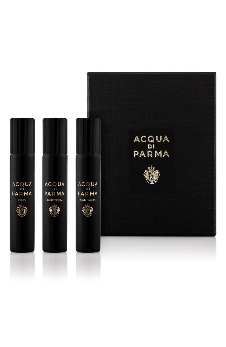 Acqua di Parma Signatures Black Eau de Parfum Discovery Set, Main, color, 