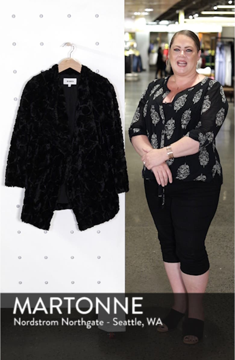 BB Dakota Tucker Wubby Faux Fur Coat, sales video thumbnail
