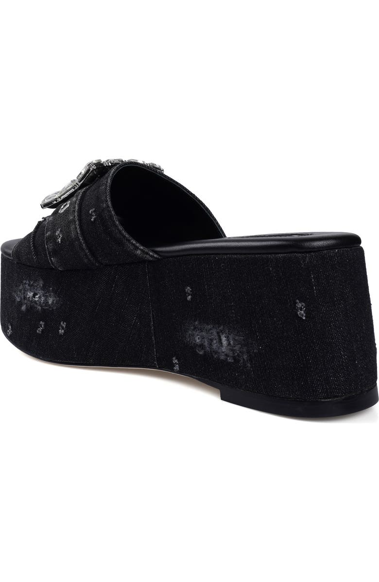 ZIGI Alena Platform Wedge Slide Sandal, Alternate, color, Black