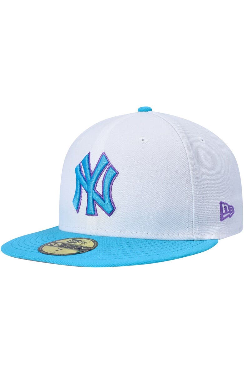 New Era Men's New Era White New York Yankees 1999 World Series Vice 59FIFTY Fitted Hat, Alternate, color, White