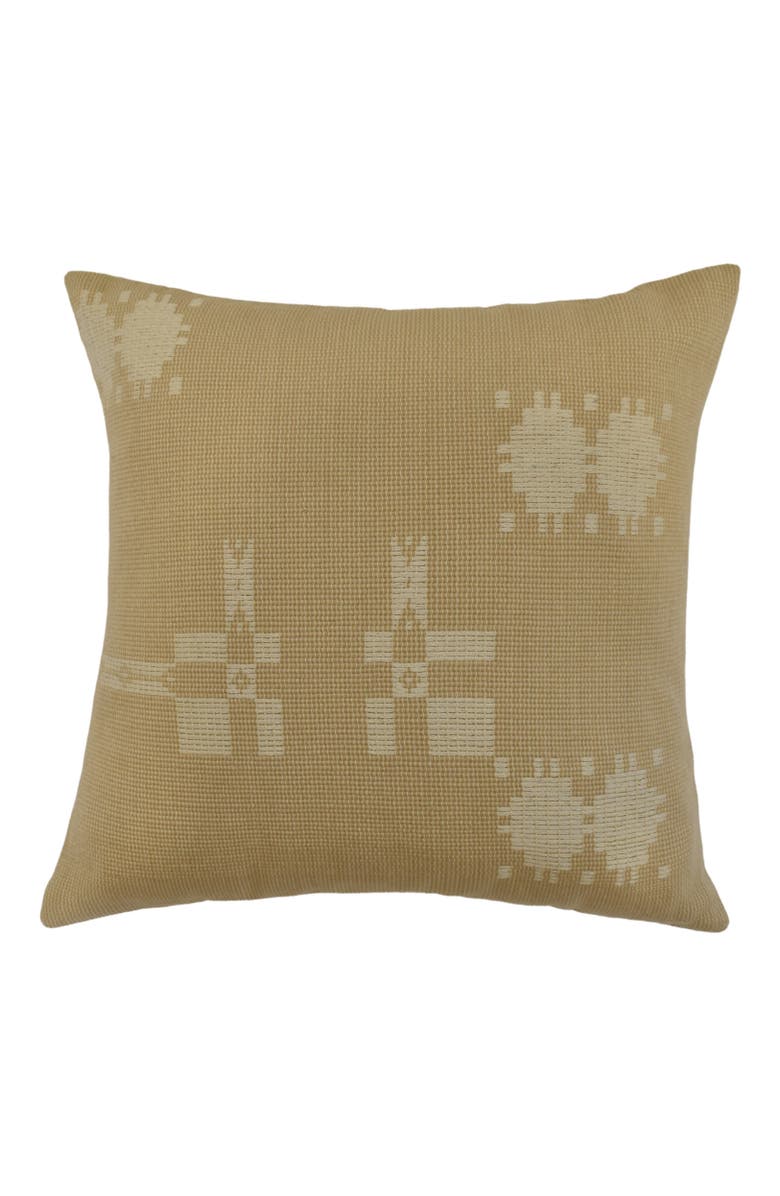 Heirloom Naga Lanthoi Handwoven Pillow - Cover, Alternate, color, Beige