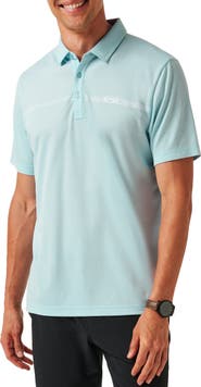 TravisMathew Lake Breeze Chest Stripe Polo