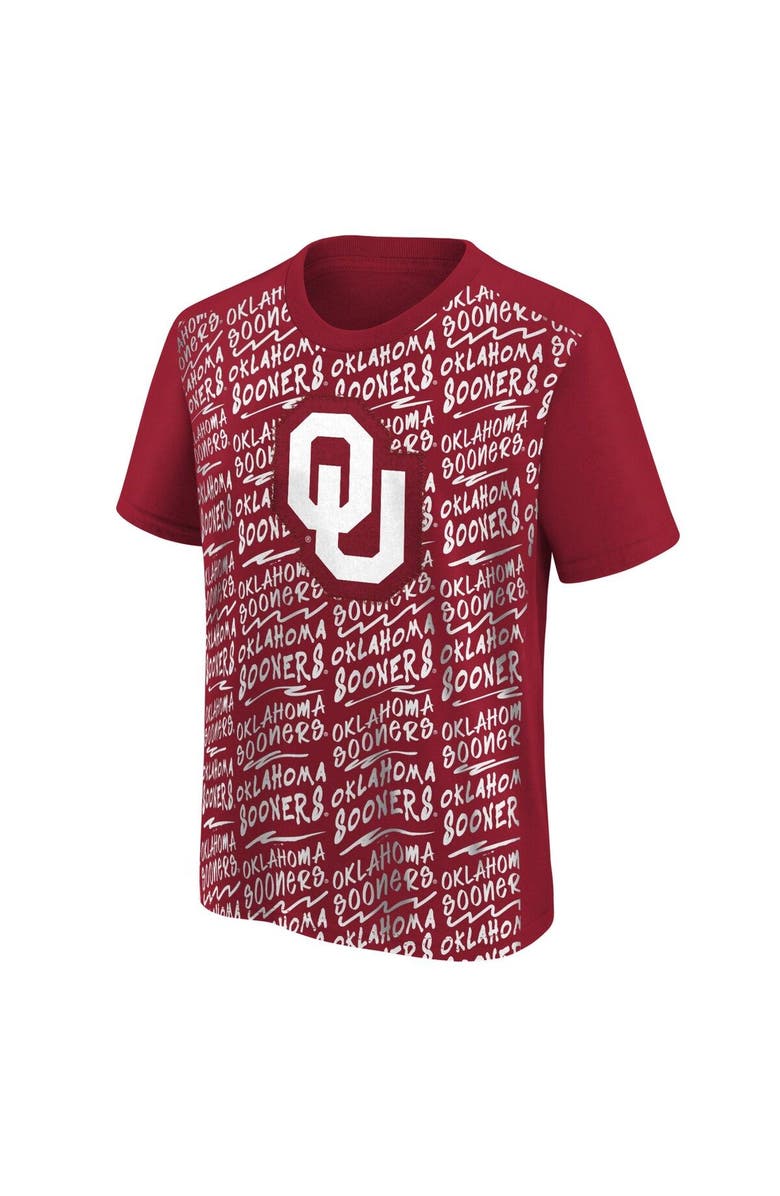 Outerstuff Youth Crimson Oklahoma Sooners Exemplary T-Shirt, Alternate, color,