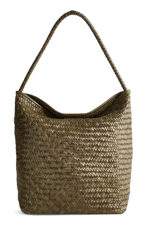 The Signature Woven Collection Bucket Bag
