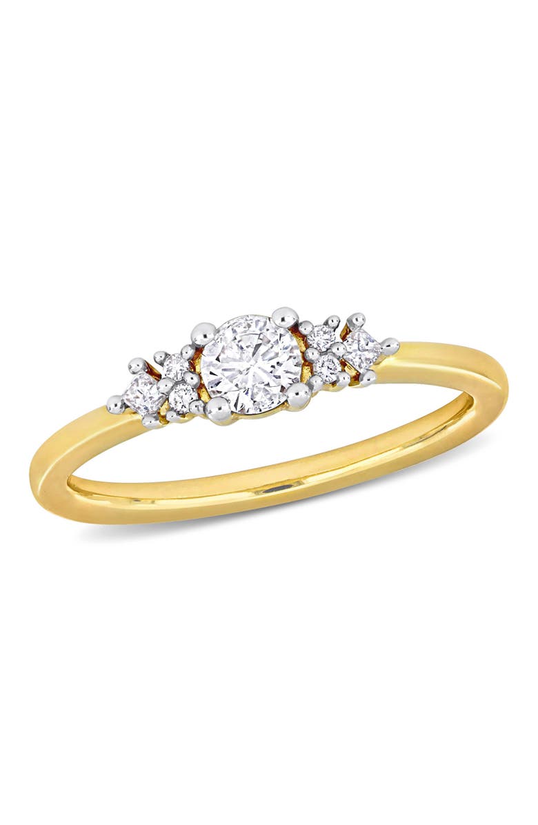 Julianna B. Diamond Cluster Ring 14k Yellow Gold, Main, color, 14K Yellow Gold