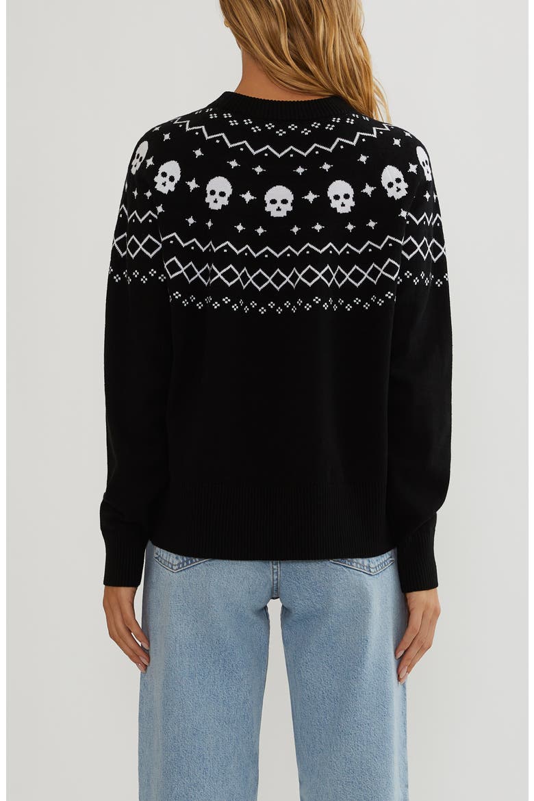Elizabeth Fair Isle Sweater, Alternate, color, SHADOW FAIR ISLE