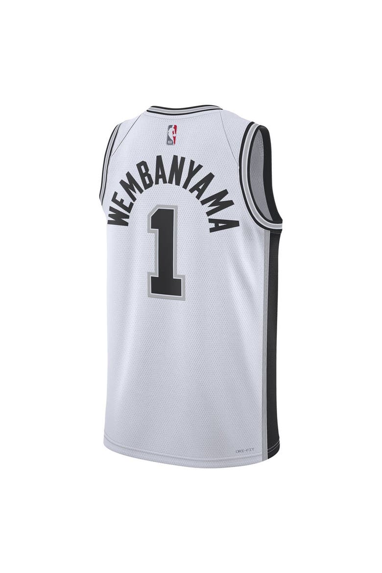 Unisex Nike Victor Wembanyama White San Antonio Spurs Swingman Jersey - Association Edition, Alternate, color, White