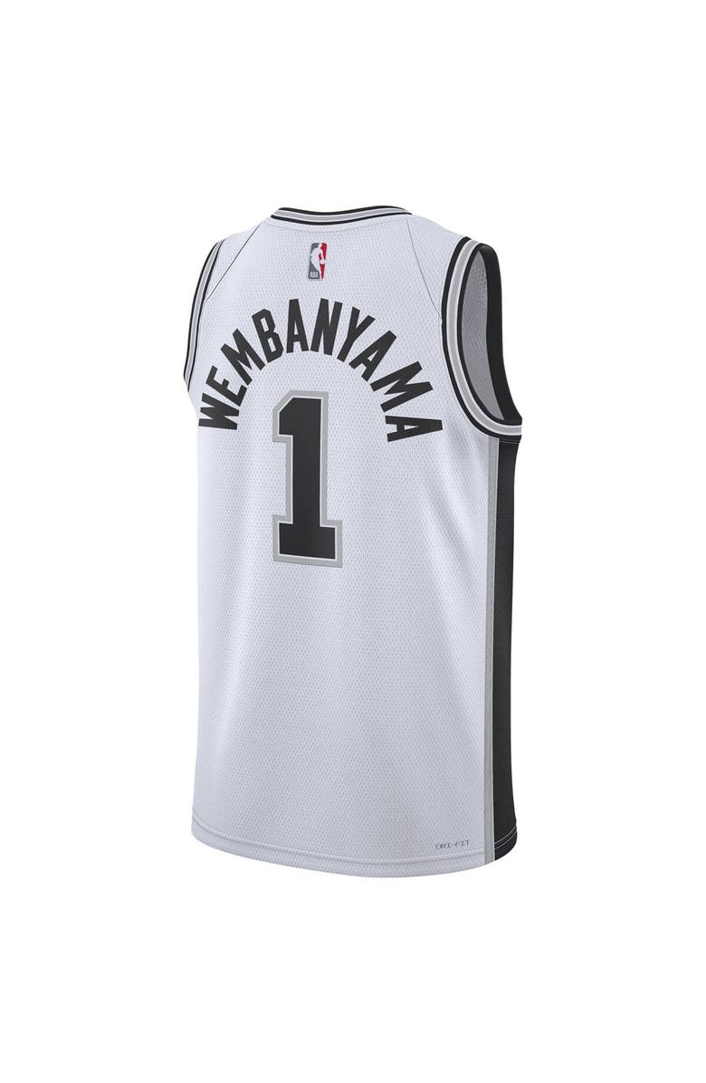 Nike Unisex Nike Victor Wembanyama White San Antonio Spurs Swingman Jersey - Association Edition, Alternate, color, White