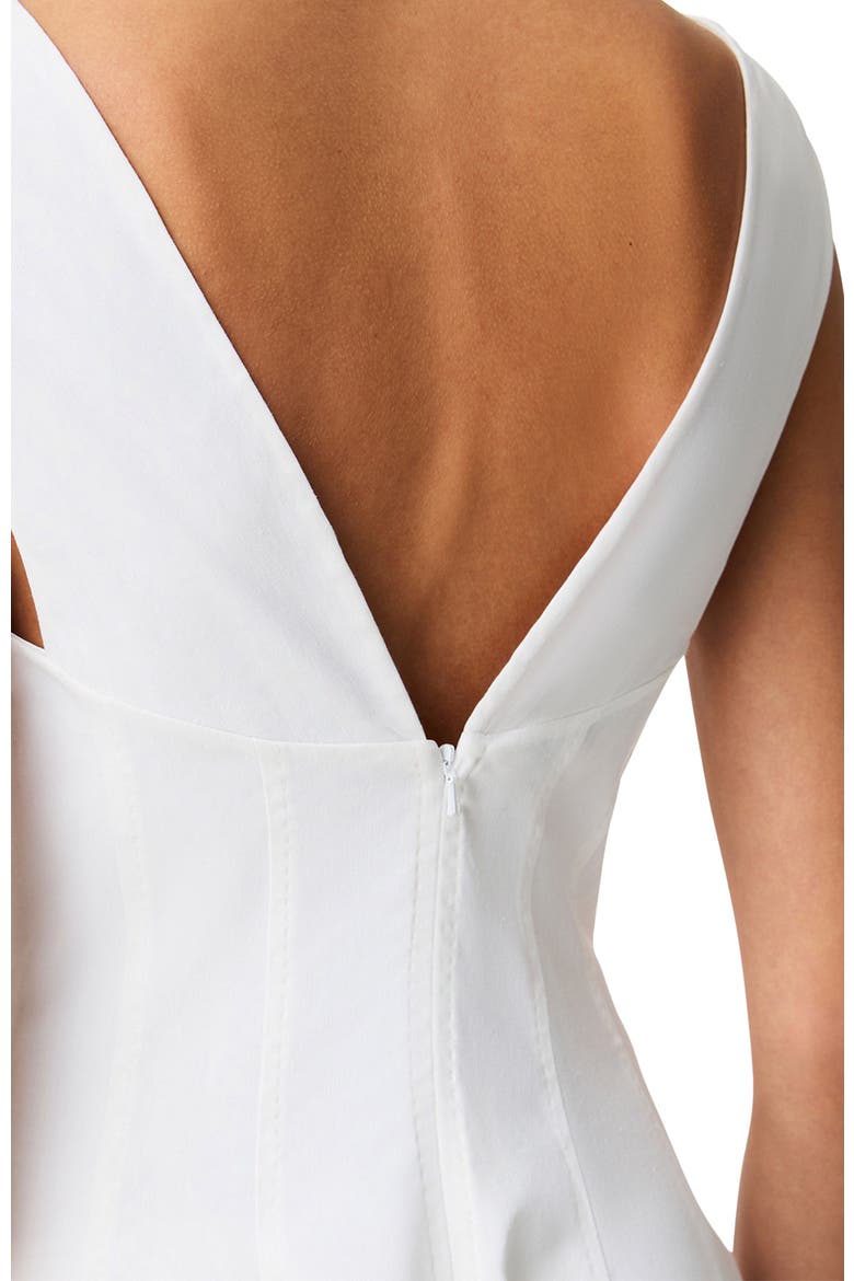 Seamed Dress, Alternate, color, OFF WHITE