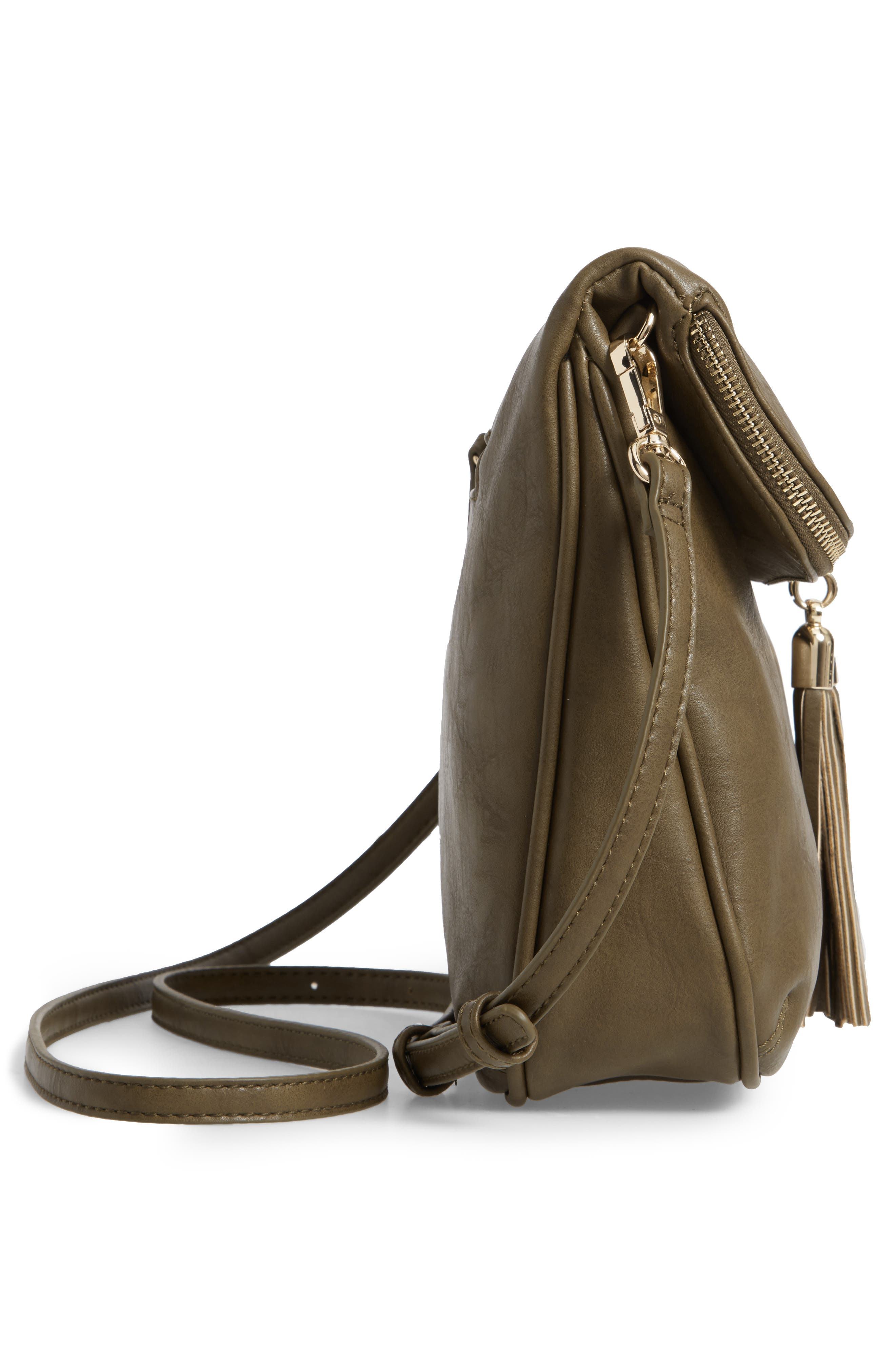 BP. Foldover Crossbody Bag, Alternate, color, 