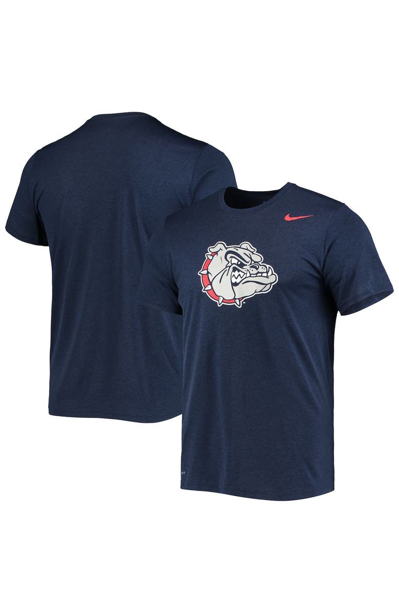 Nike Men's Nike Navy Gonzaga Bulldogs School Logo Legend Performance T-Shirt, Alternate, color, 