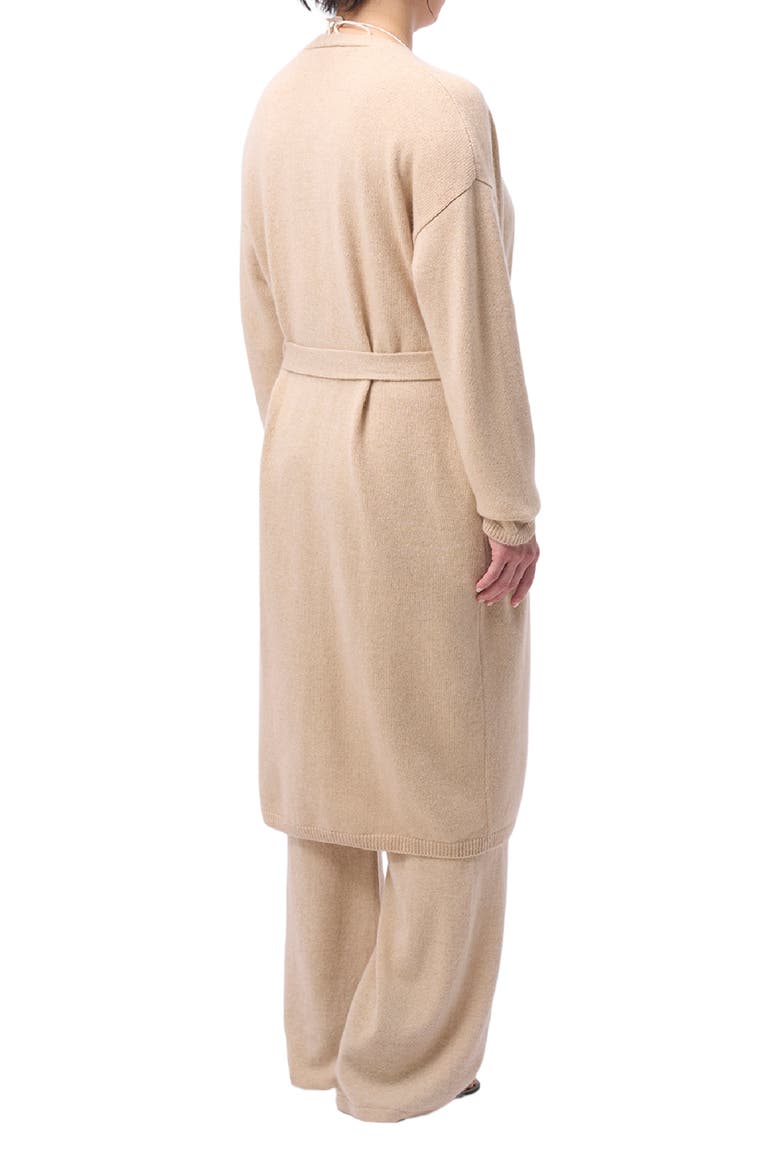 Wide-Leg Knitted Maternity Cashmere Pants, Alternate, color, beige