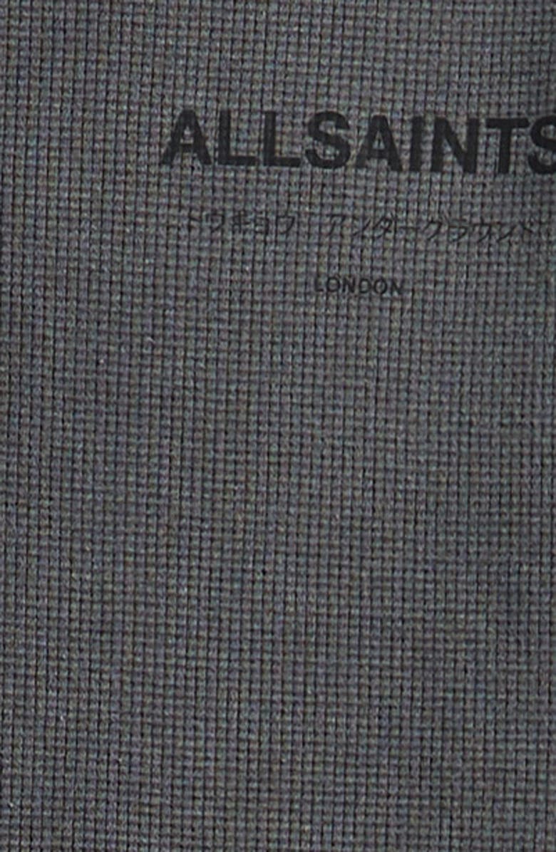 smALLSAINTS by ALLSAINTS Kids' Waffle Knit Polo & Shorts Set, Alternate, color, Black