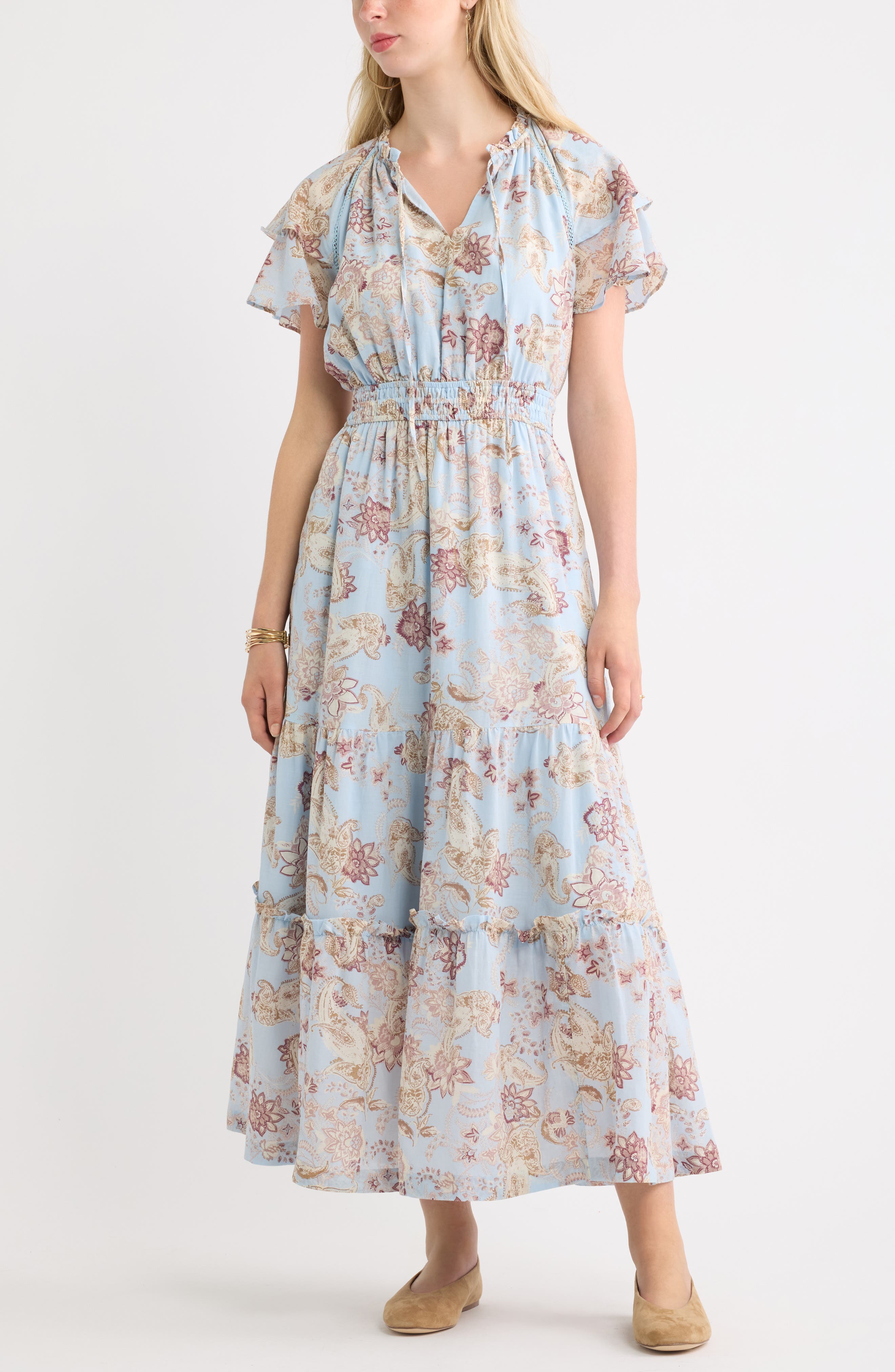 selected BLUE PAISLY BLOOM