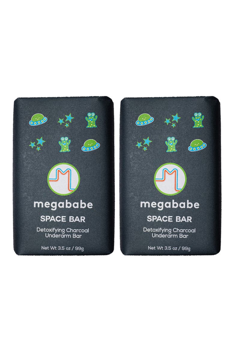 2-Pack Space Bar Detoxifying Charcoal Underarm Bar, Main, color, NO COLOR