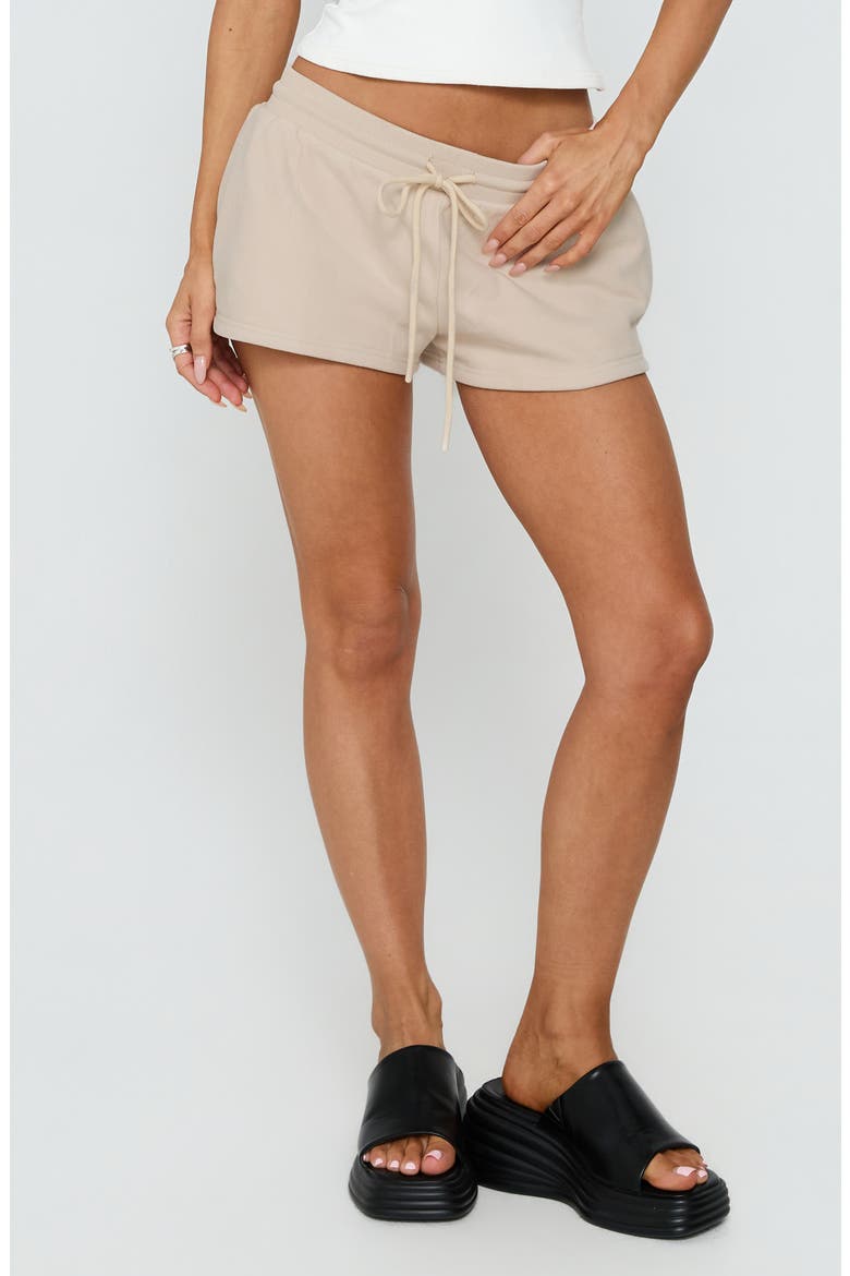 Sryn Drawstring Track Shorts, Main, color, CREAM