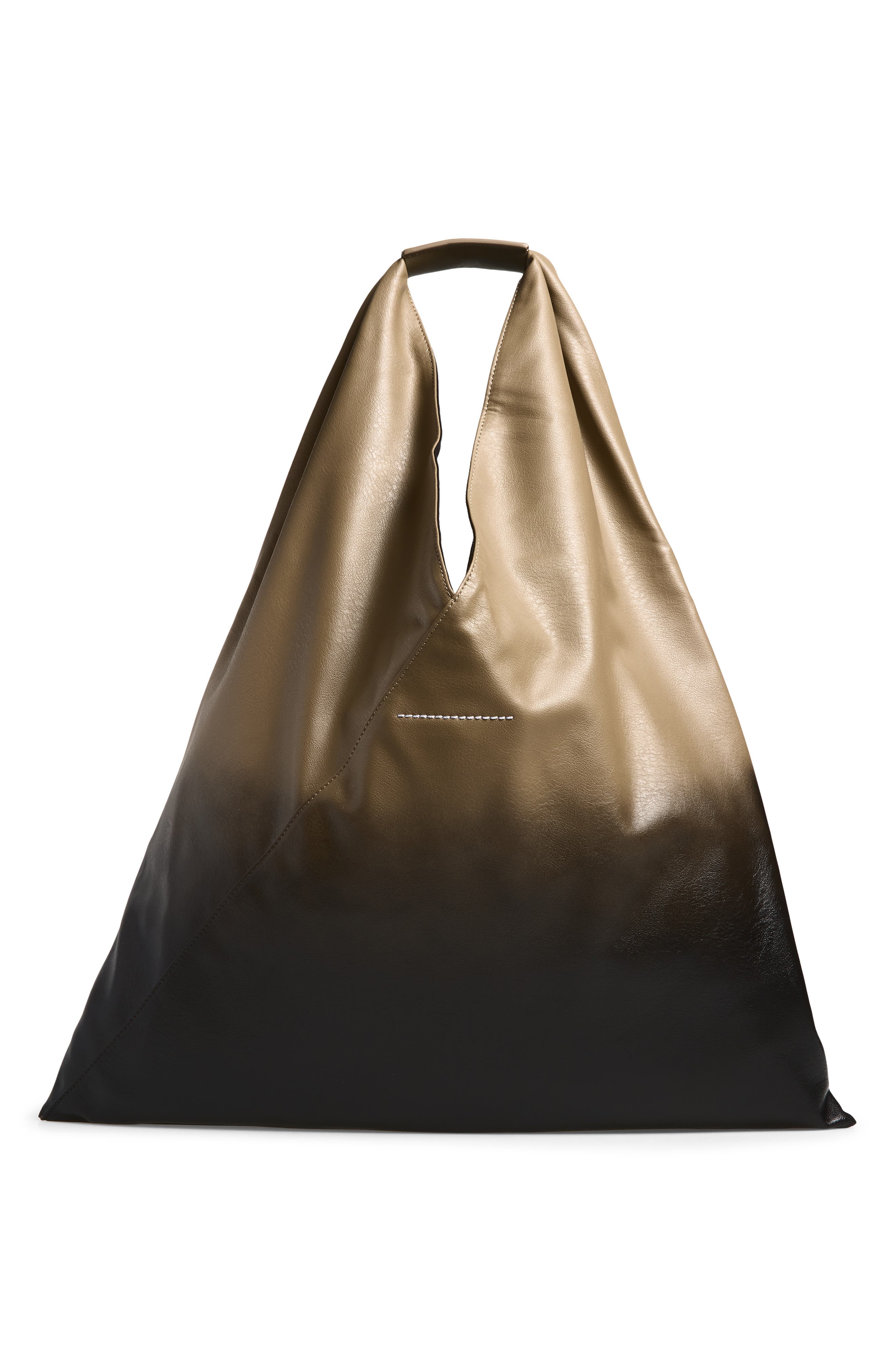 Classic Ombré Japanese Faux Leather Tote, Alternate, color, EARTH CON SPRUZZATURA NERA