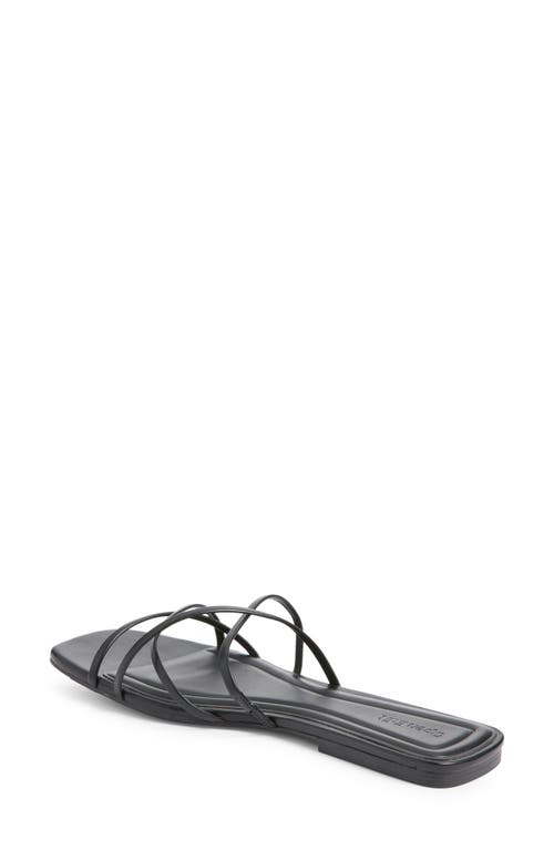 Open Edit Korva Slide Sandal In Black