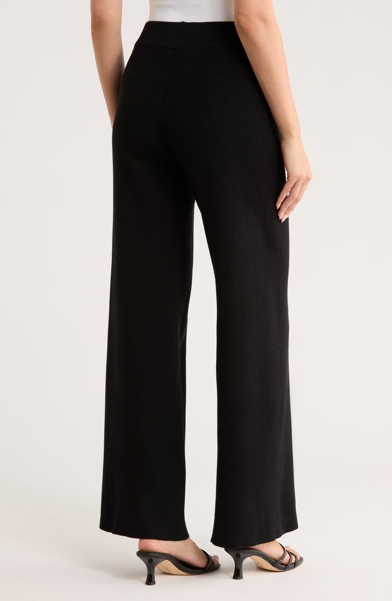 1.STATE Ribbed Pants, Alternate, color, Rich Black