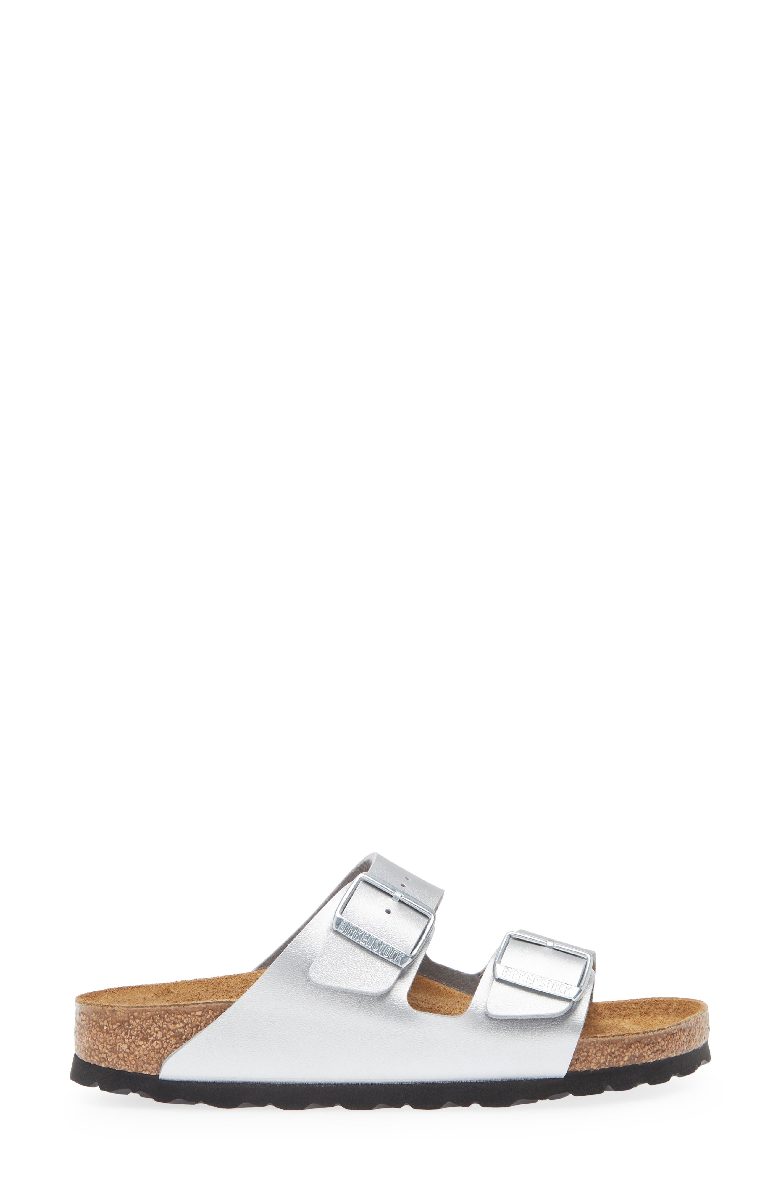 Birkenstock Arizona Sandal, Alternate, color, Silver