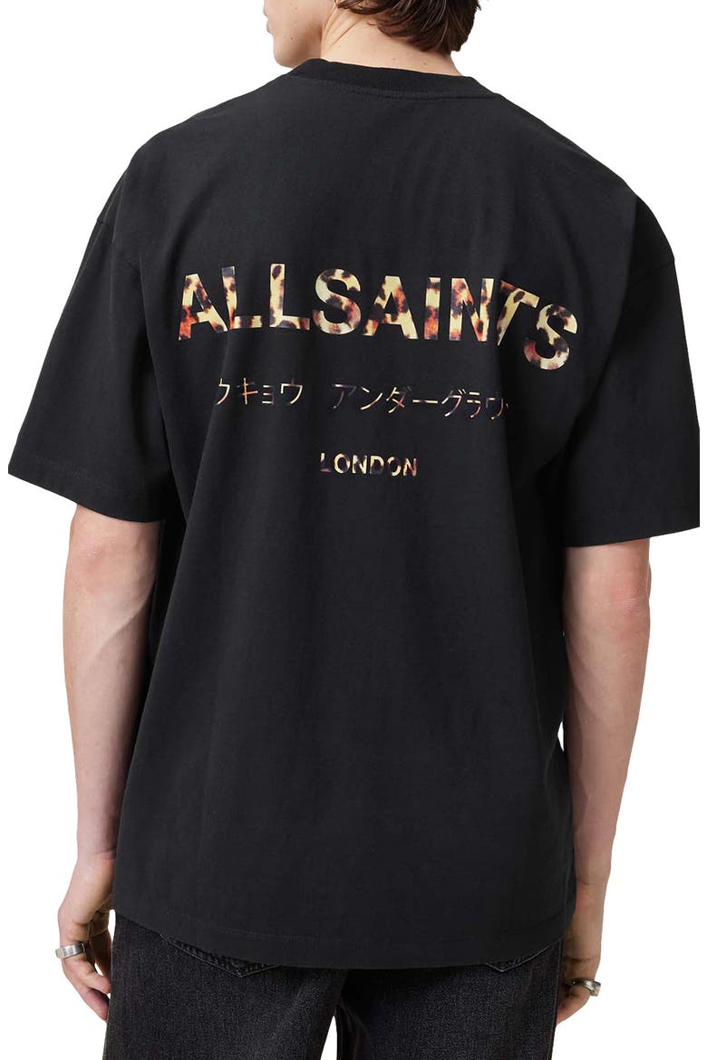 Underground Oversize Graphic T-Shirt, Alternate, color, BLACK/LEOPARD