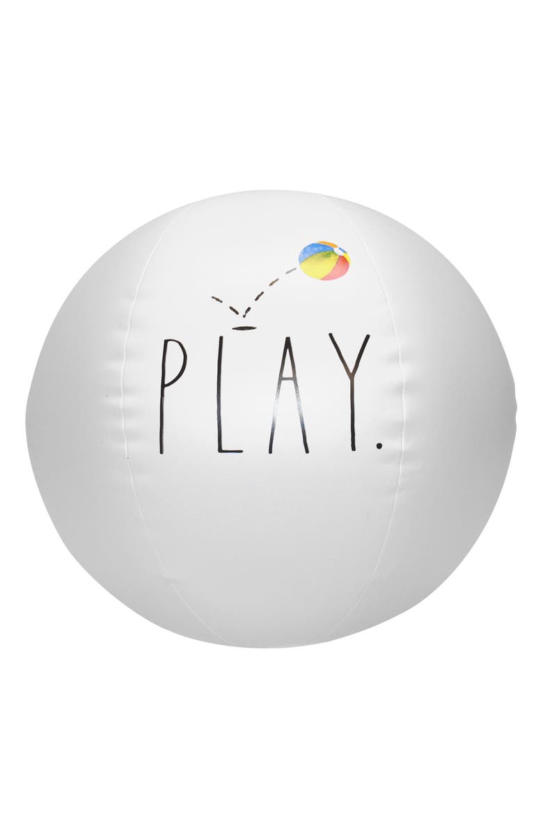 Rae Dunn Swim Kick Play Water Wings and Beach Ball, Alternate, color, Multicolored