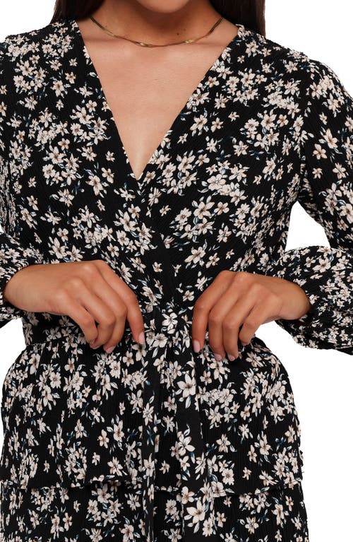 Petal And Pup Petal & Pup Minelli Floral Print Faux Wrap Top