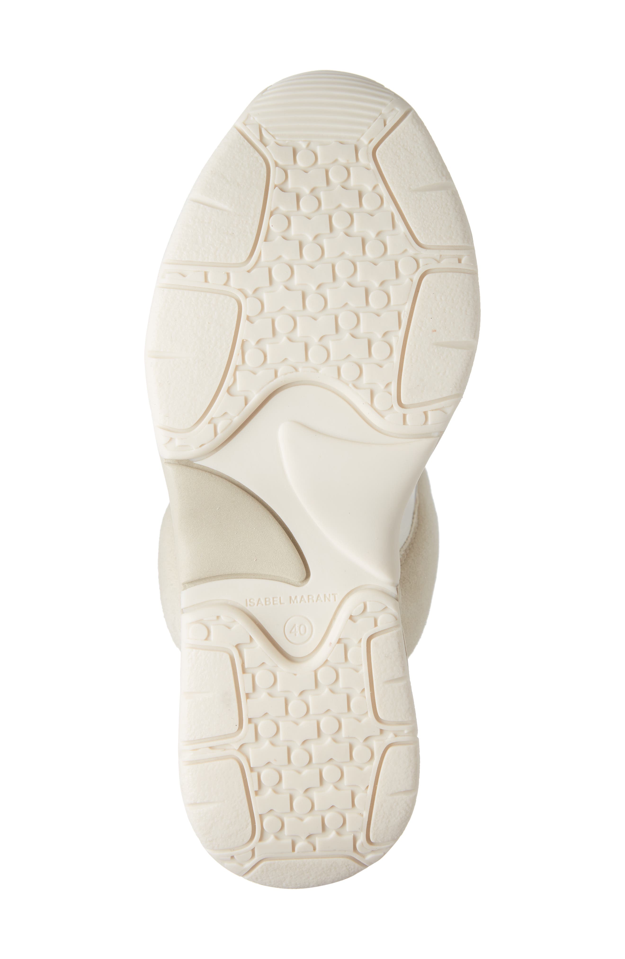 Balskee Wedge High Top Sneaker, Alternate, color, WHITE
