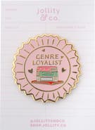 Jollity & Co. Book Themed Enamel Pins