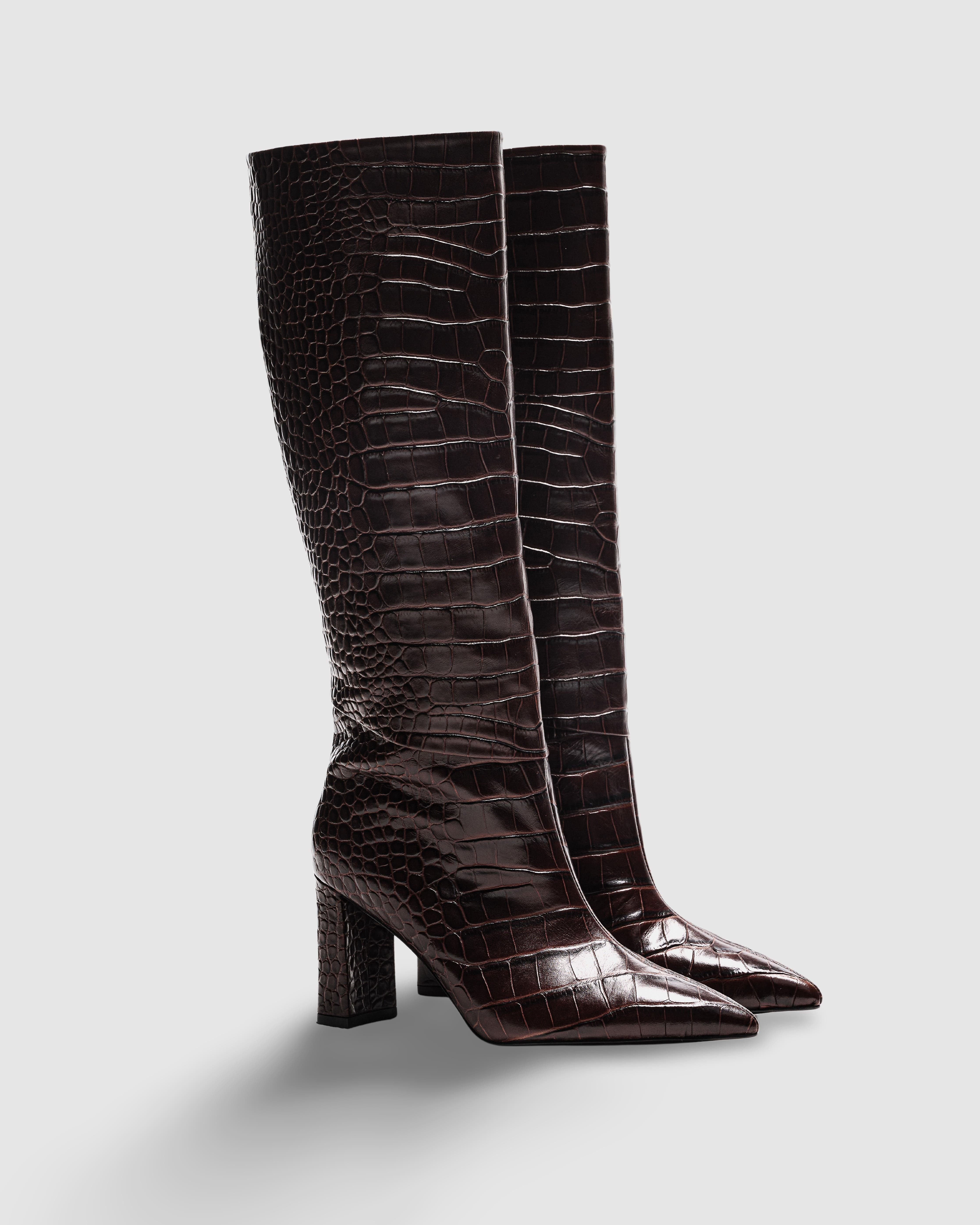 Wassily Croc-style Long Boot - image 4