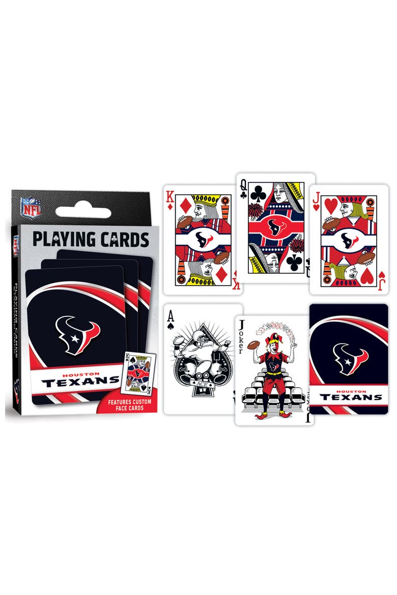 Houston Texans Playing Cards, Alternate, color, Multicolor