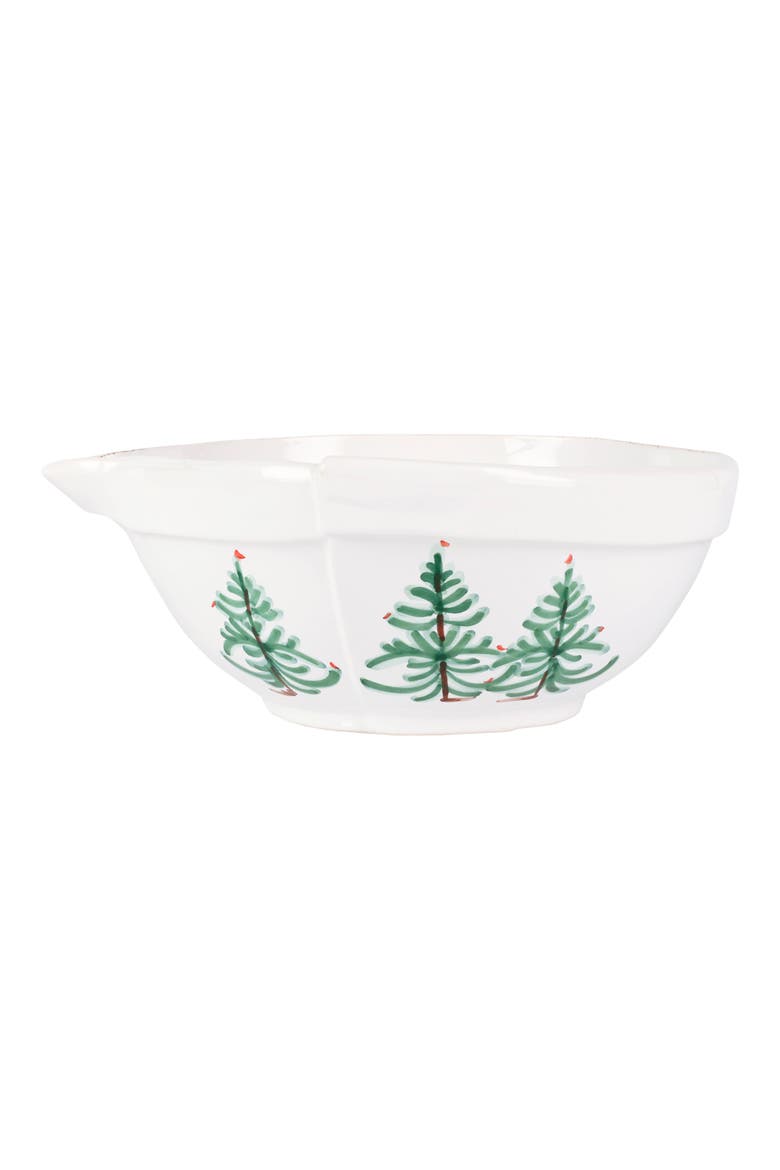 Lastra Holiday Medium Mixing Bowl, Main, color, GREEN
