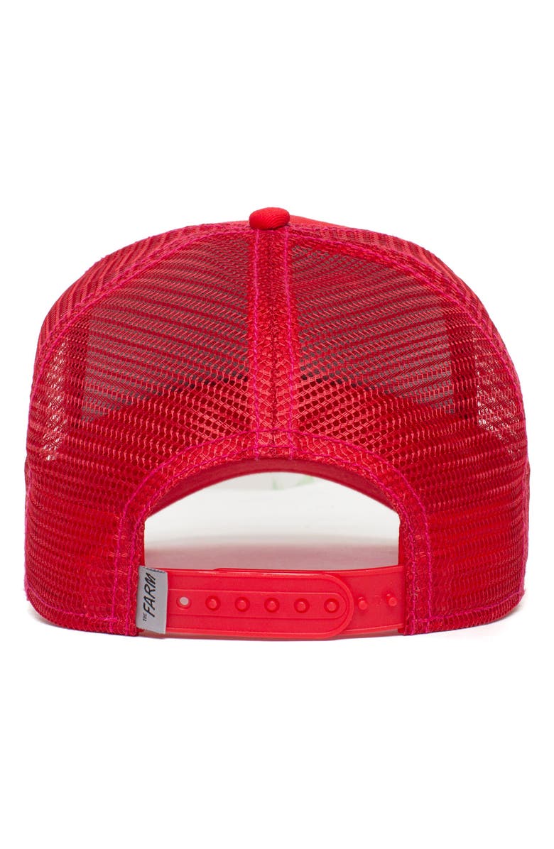 Goorin Bros. Tiger Patch Trucker Hat, Alternate, color, Red