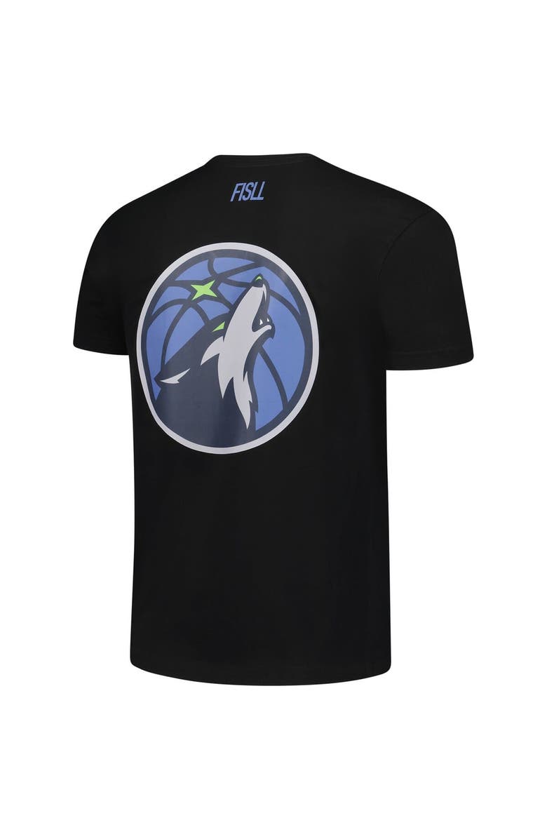 FISLL Unisex FISLL Black Minnesota Timberwolves Oversize Logo T-Shirt, Alternate, color, Black