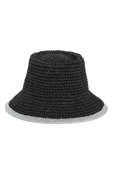 Packable Straw Bucket Hat