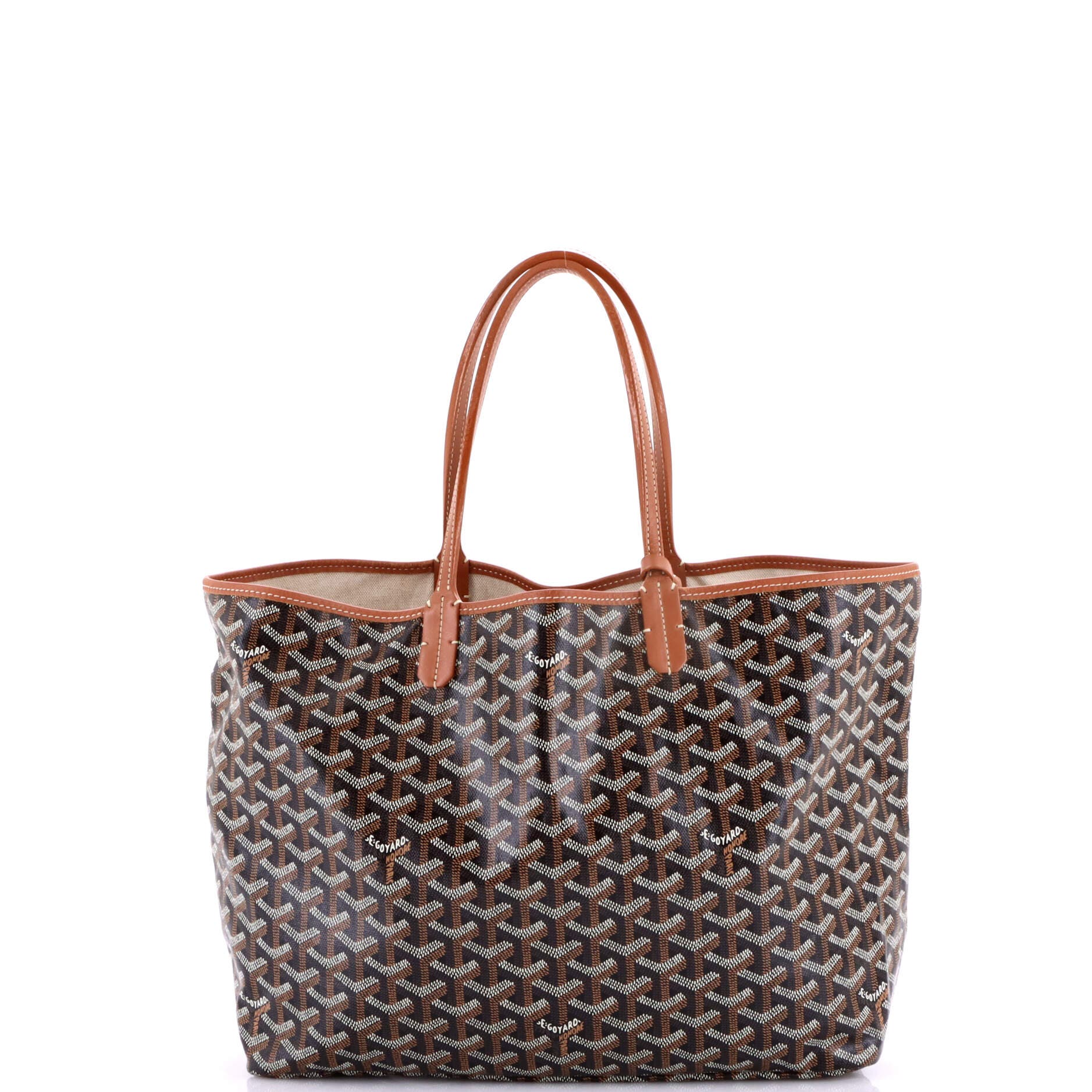 Pre-Owned Goyard Saint Louis Tote Coated Canvas PM, Alternate, color, Black