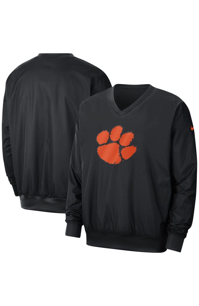 Nike Men's Nike Black Clemson Tigers Stadium Pullover Windbreaker, Main, color, 