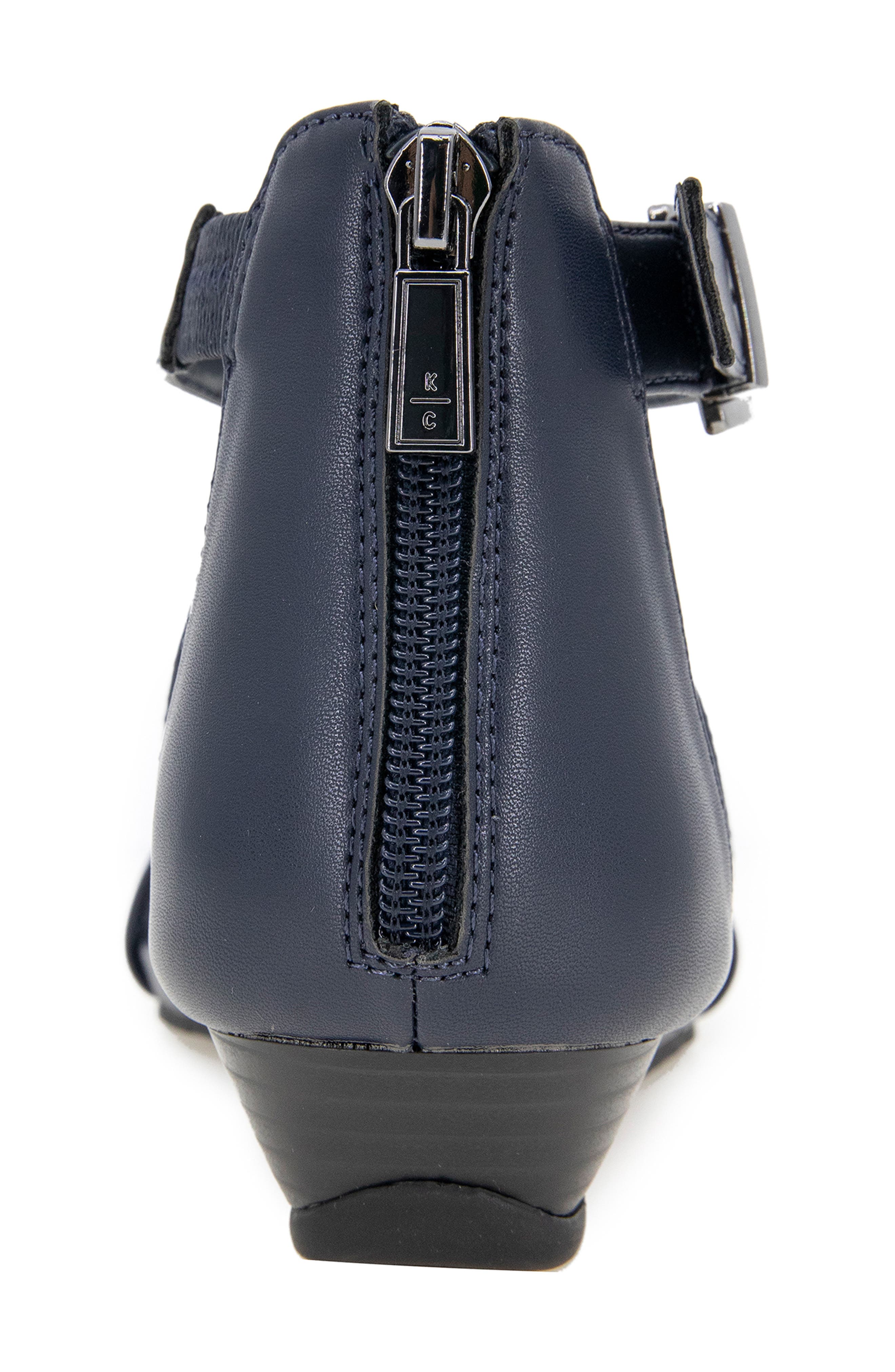 Kenneth Cole Reaction Great Cross Sandal, Alternate, color, Navy