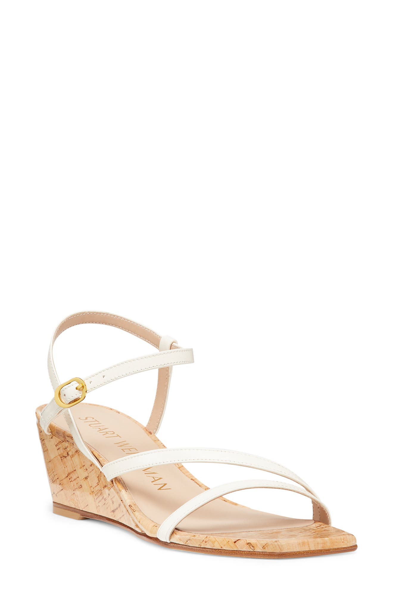 Stuart Weitzman Oasis 50 Wedge Sandal, Main, color, Seashell
