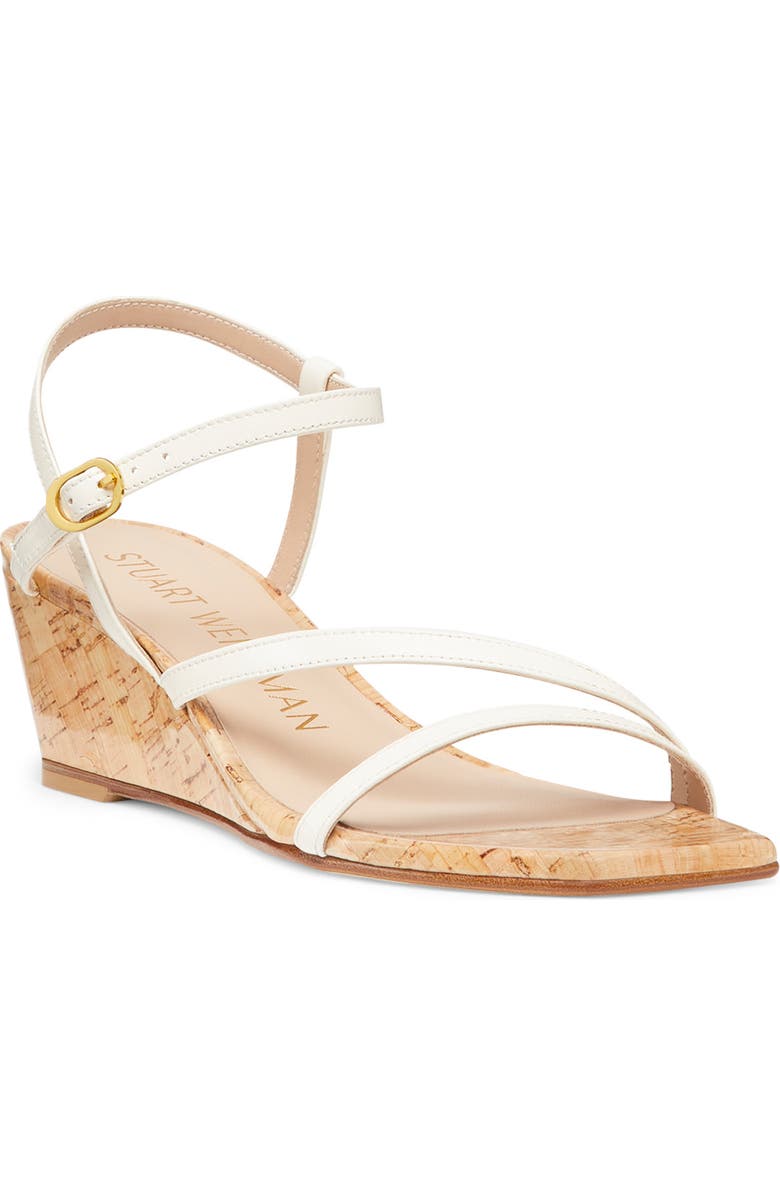 Stuart Weitzman Oasis 50 Wedge Sandal, Main, color, Seashell