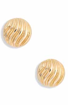 Wave Stud Earrings