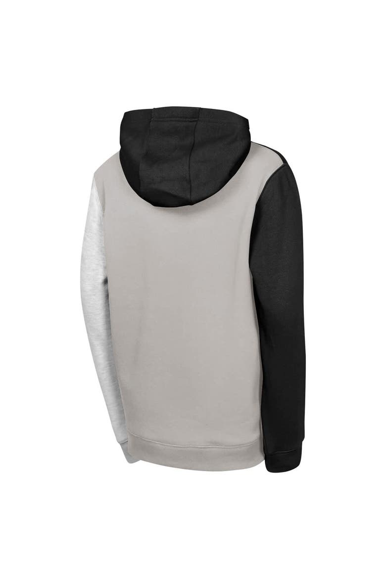 Youth  Black San Antonio Spurs Splash Pullover Hoodie, Alternate, color, Black
