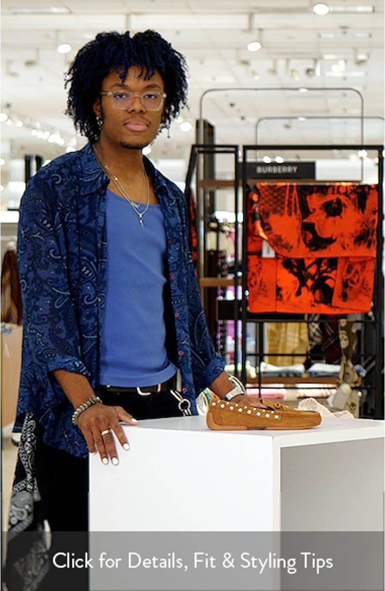 Felipe Studded Suede Loafer, sales video thumbnail