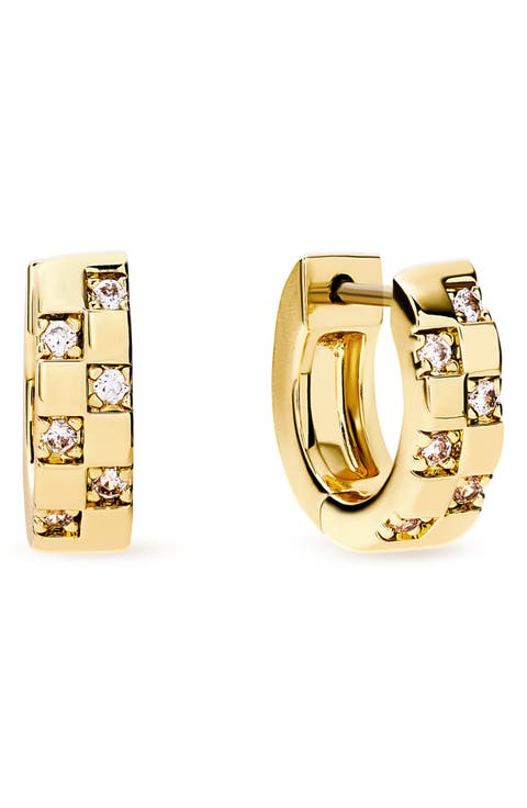 Eden Cubic Zirconia Mini Huggie Hoop Earrings