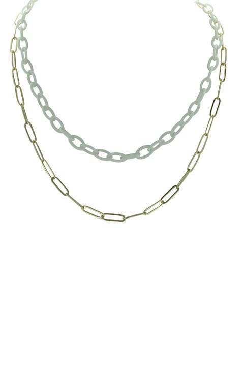 Trina Double Layer Chain Necklace