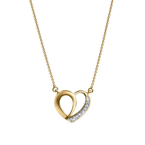 Mirella Love Diamond Necklace in 14K Gold
