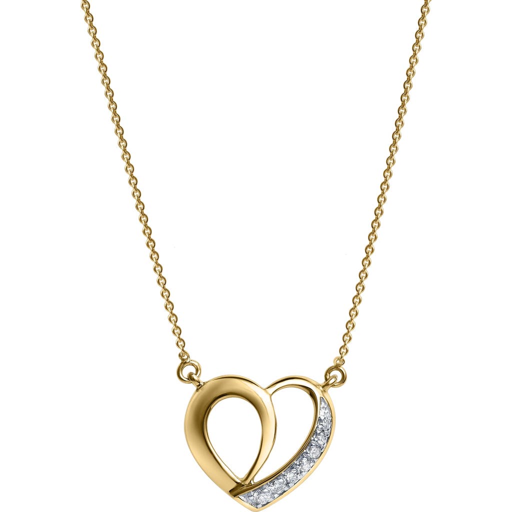 Luvmyjewelry Mirella Love Diamond Necklace
