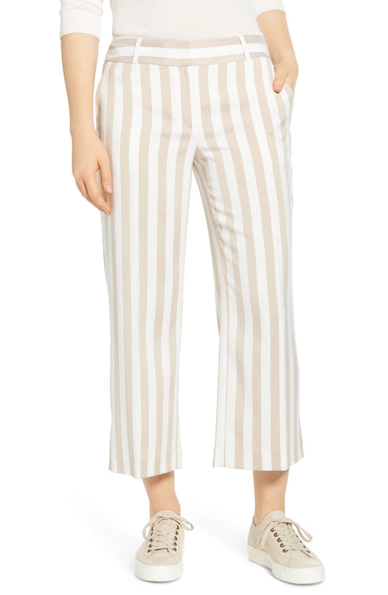 Tommy Hilfiger Stanford Stripe Crop Pants, Main, color, 