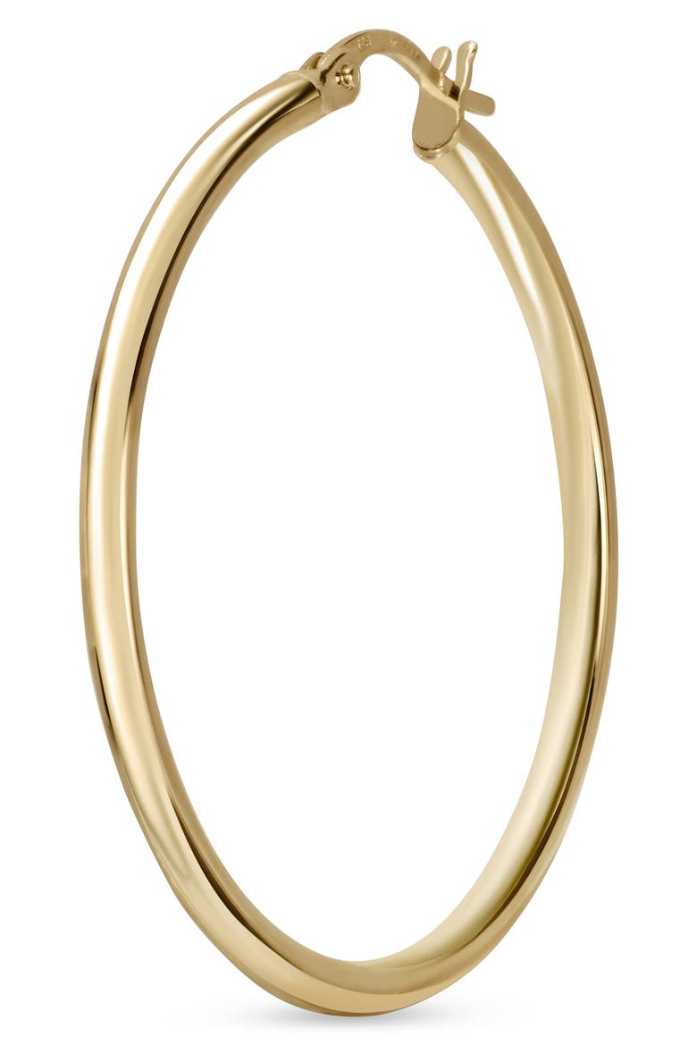 14K Gold Hoop Earrings, Alternate, color, YELLOW